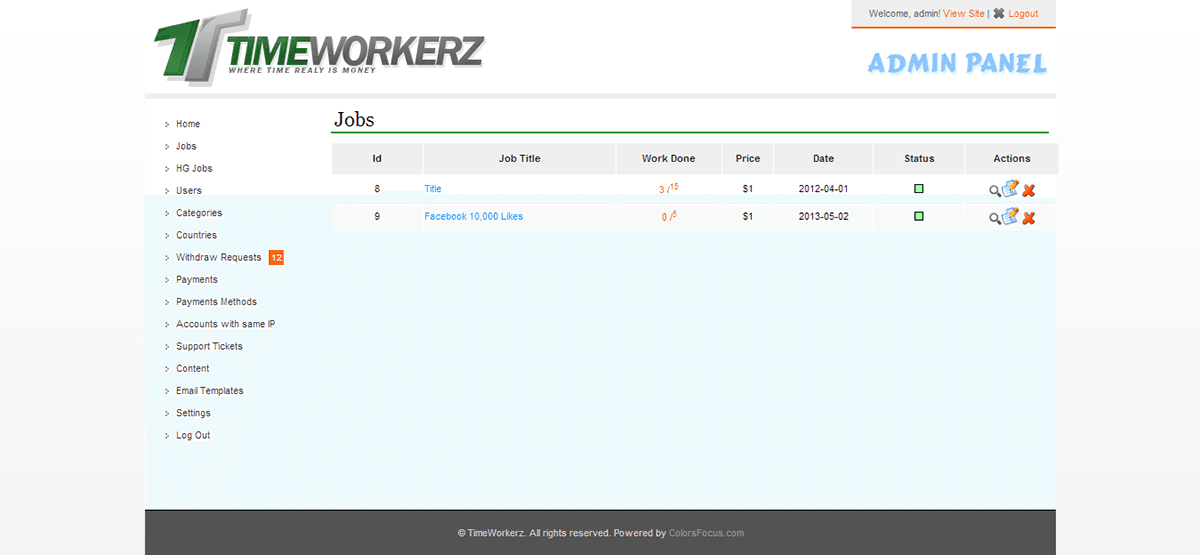 Time Workerz - Work & Earn or Offer a Job