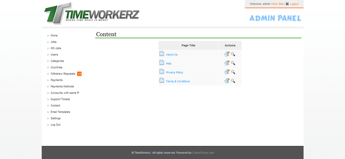 Time Workerz - Work & Earn or Offer a Job