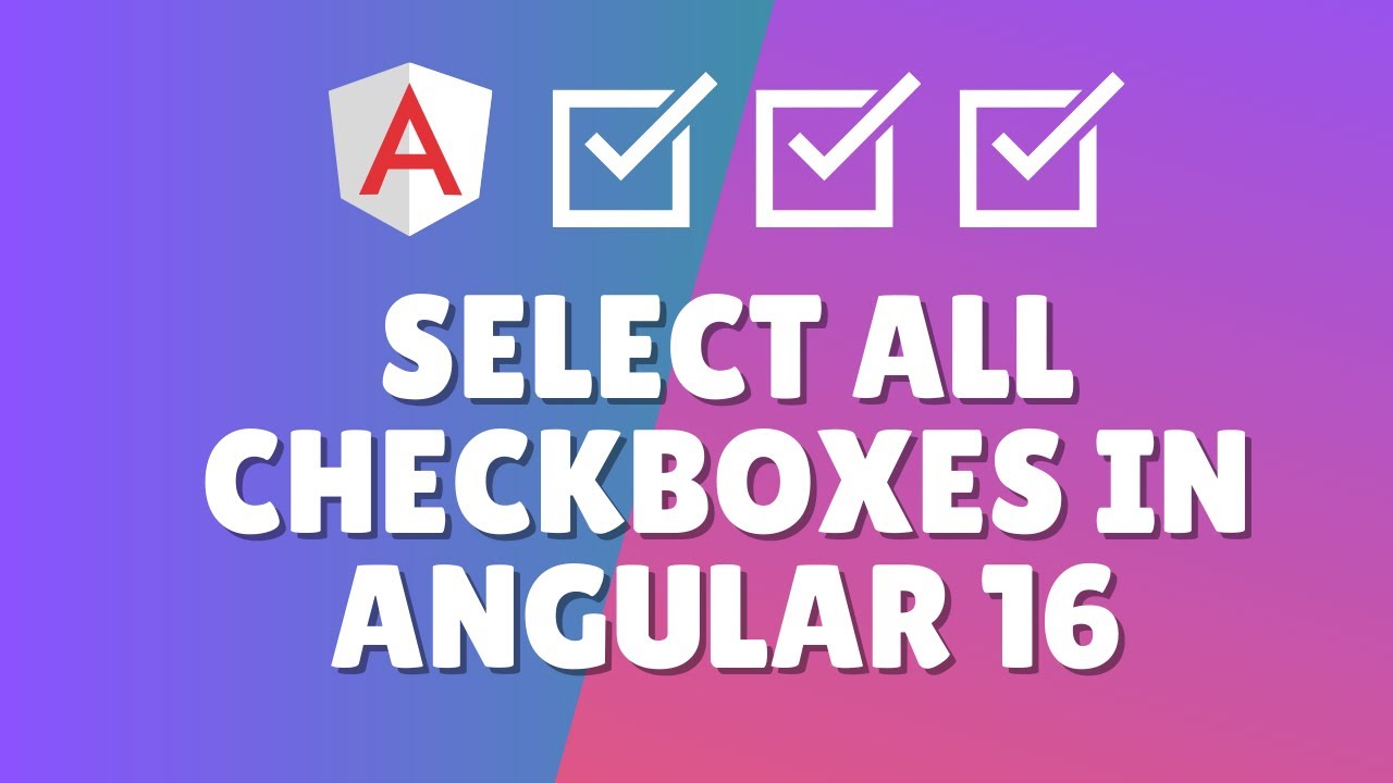 How to select all checkboxes in Angular 16?