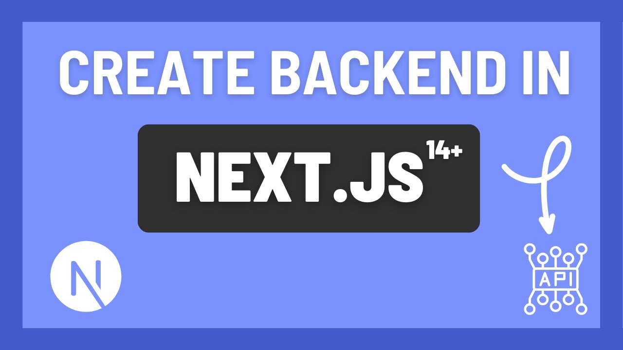 How to create backend in Next js 14 +?