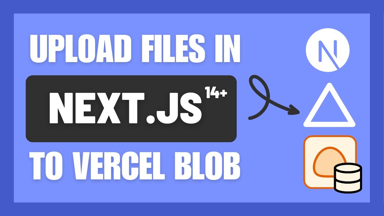 How to upload files in Next js to Vercel Blob?