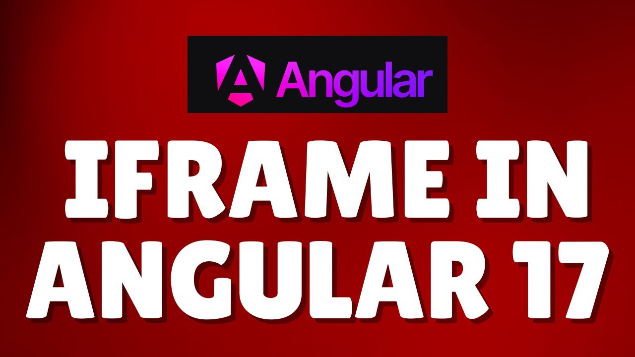 How to use iframe in Angular 17?