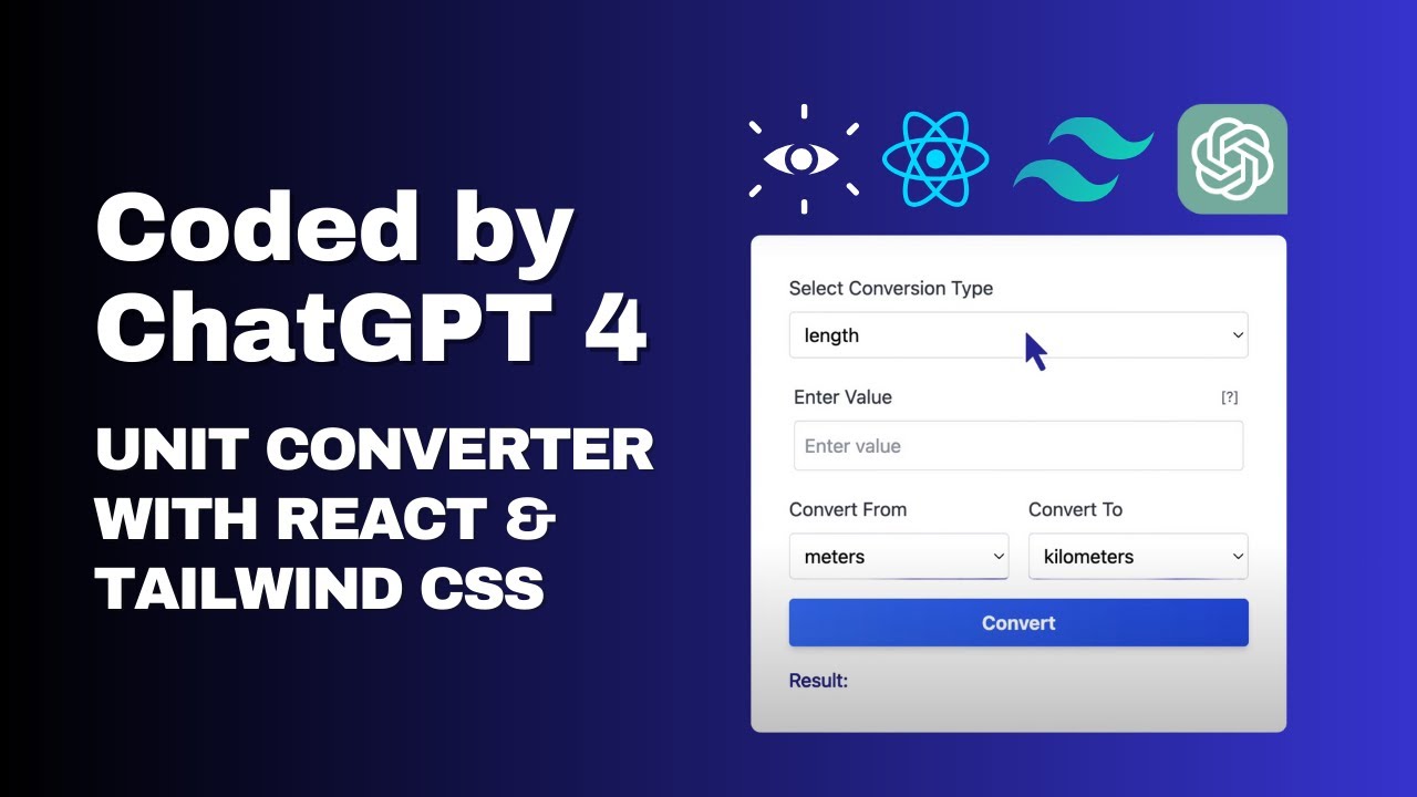 AI's React Mastery: Watching ChatGPT Design a Unit Converter from Ground Up