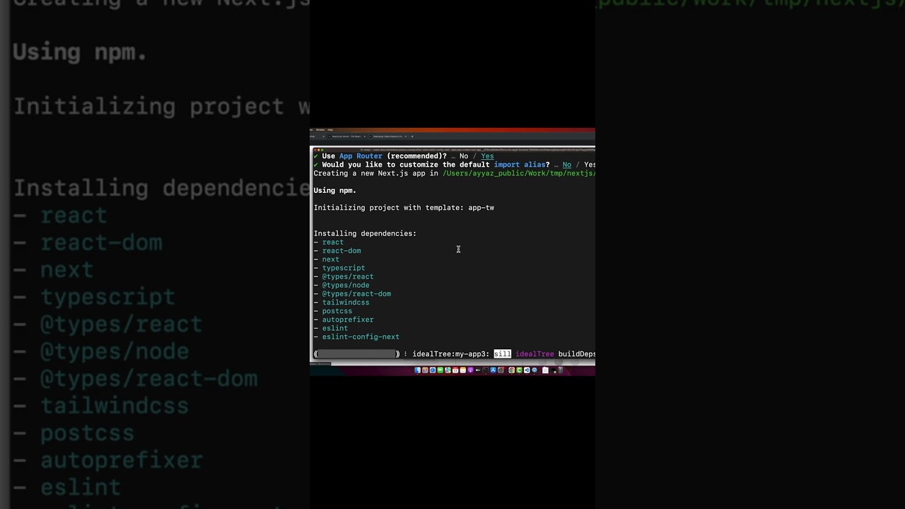 Setup a Next js Project & GitHub Repo in 1 Minute!  #nextjs #github  #coding